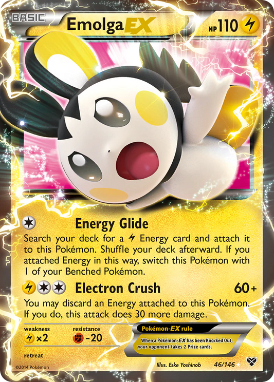 Pokemon TCG Emolga EX 46/146 XY