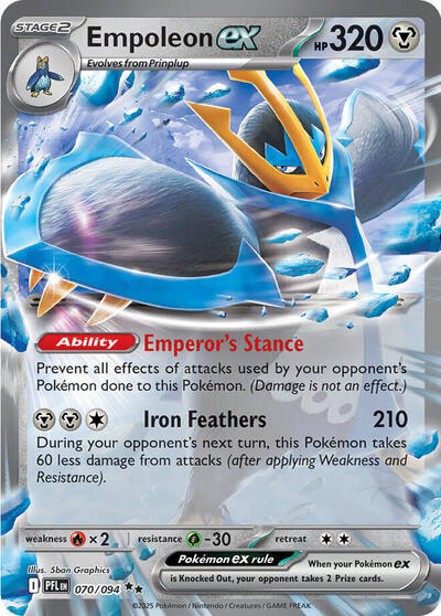 Pokemon TCG Empoleon EX 070/094 Phantasmal Flame