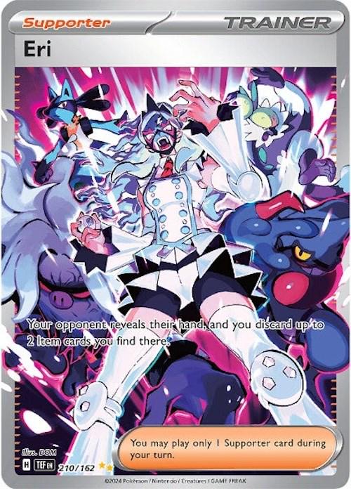 Pokemon TCG Eri Full Art Trainer 210/162 Temporal Force