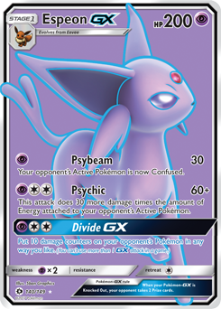 Pokemon TCG Espeon GX 140/149 Sun & Moon