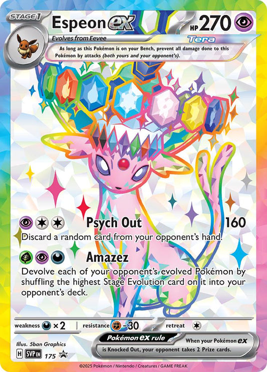 Pokemon TCG Espeon EX SVP175 Promo