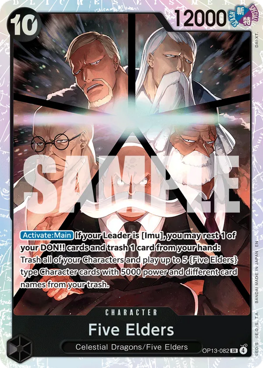 One Piece Card Game Five Elders OP13 Carrying On His Will OP13-082
