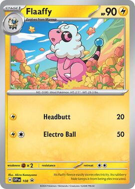 Pokemon TCG Flaaffy SVP108 Promo
