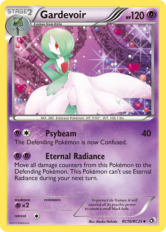 Pokemon TCG Gardevoir RC10/RC25 Legendary Treasures