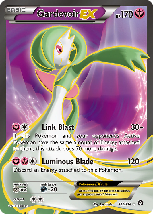 Pokemon TCG Gardevoir EX 111/114 Steam Siege