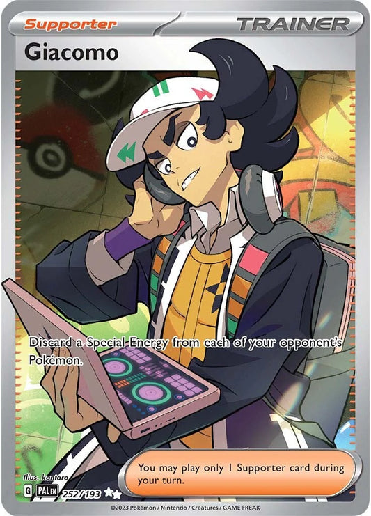 Pokemon TCG Giacomo 252/193 Paldea Evolved