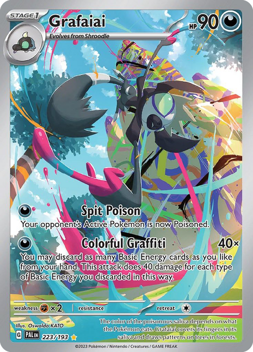 Pokemon TCG Grafaiai 223/193 Paldea Evolved