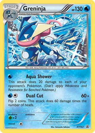 Pokemon TCG Greninja XY162 Promo