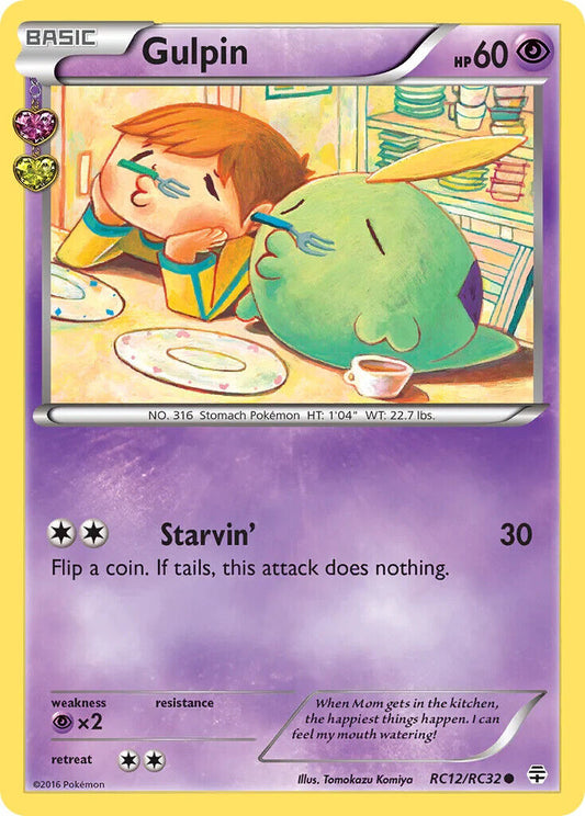Pokemon TCG Gulpin RC12/RC32 Generation