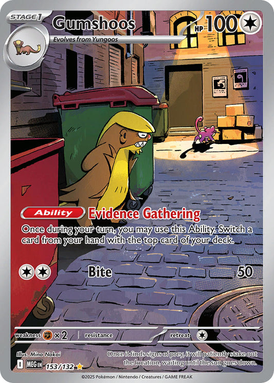 Pokemon TCG Gumshoos 153/132 Mega Evolutions