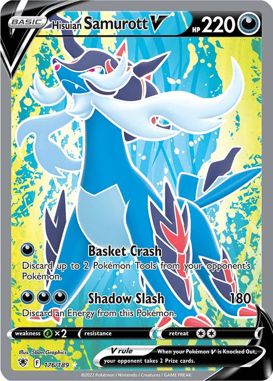 Pokemon TCG Hisuian Samurott 176/189 Astral Radiance