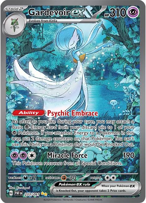 Pokemon TCG Gardevoir EX 233/091 Paldean Fate