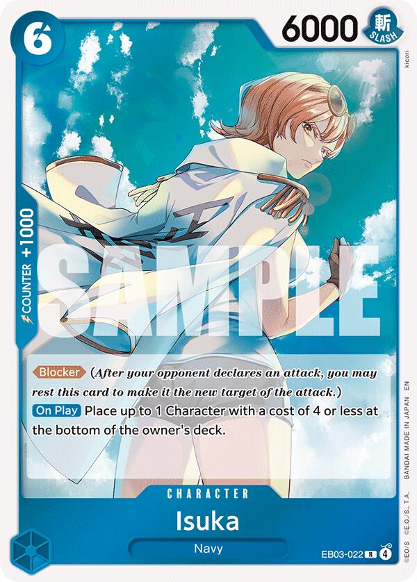 One Piece Card Game Isuka EB03 Extra Booster One Piece Heroines Edition EB03-022