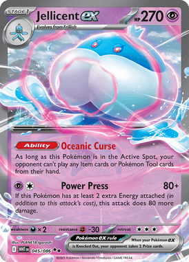 Pokemon TCG Jellicent EX 045/086 White Flare