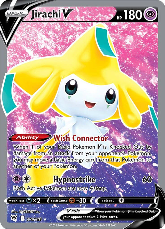 Pokemon TCG Jirachi V 170/189 Astral Radiance