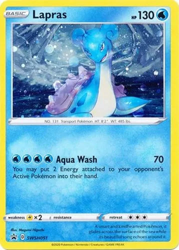 Pokemon TCG Lapras SWSH051 Promo