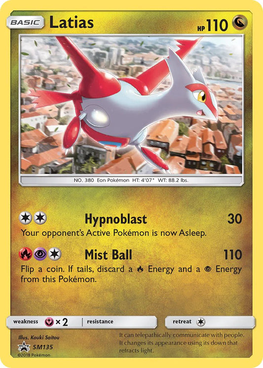 Pokemon TCG Latias SM135 Promo