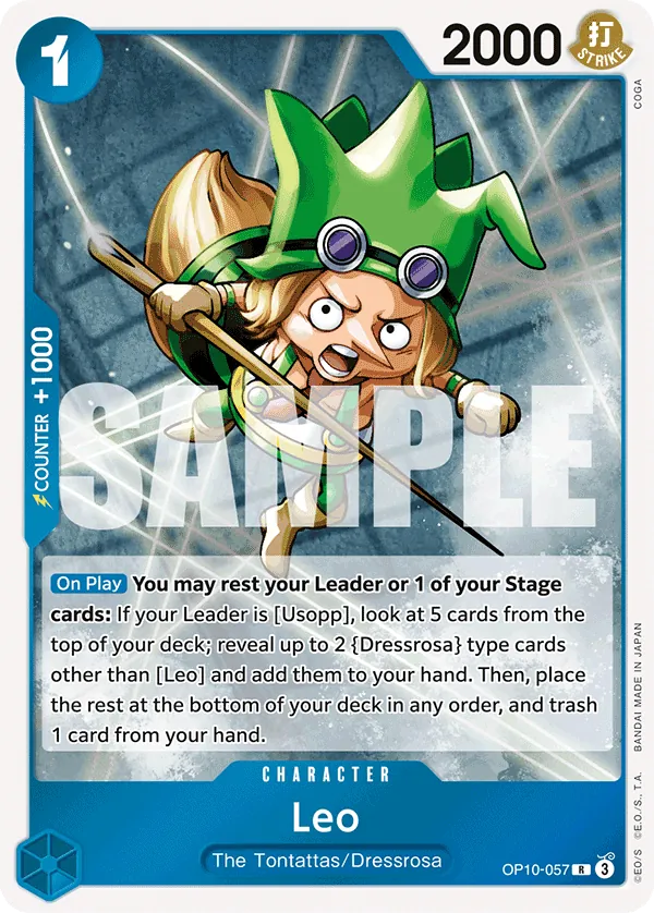 One Piece Card Game Leo OP10 Royal Blood OP10-057