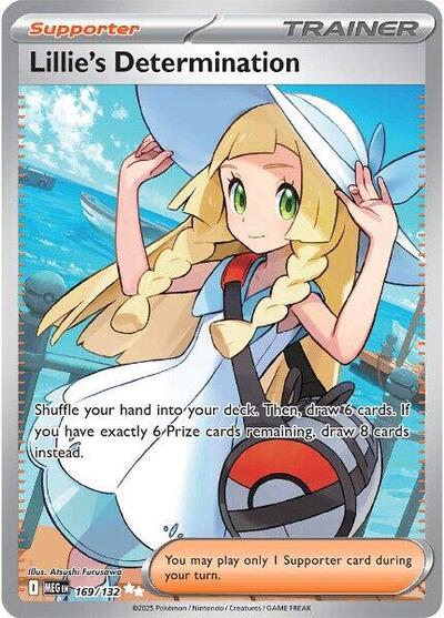 Pokemon TCG Lillie's Determination Full Art Trainer 169/132 Mega Evolution