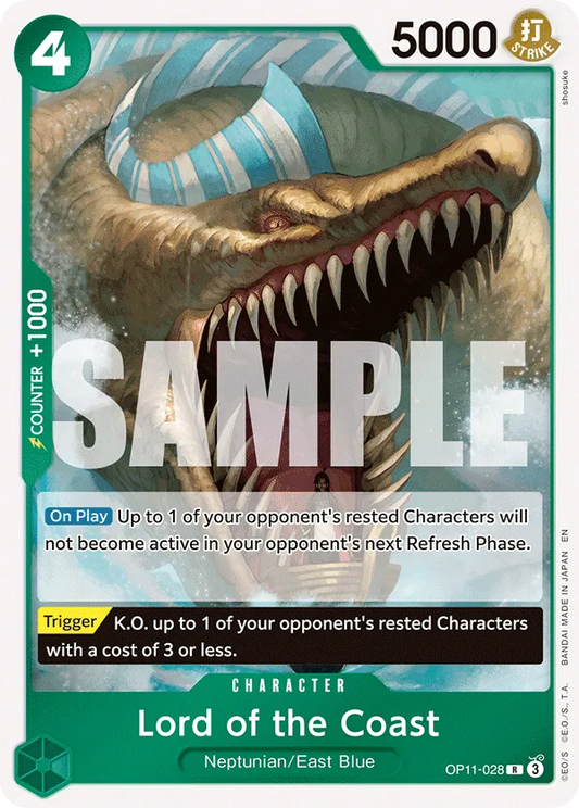 One Piece Card Game Lord Of The Coast OP11 A Fist of Divine Speed OP11-028