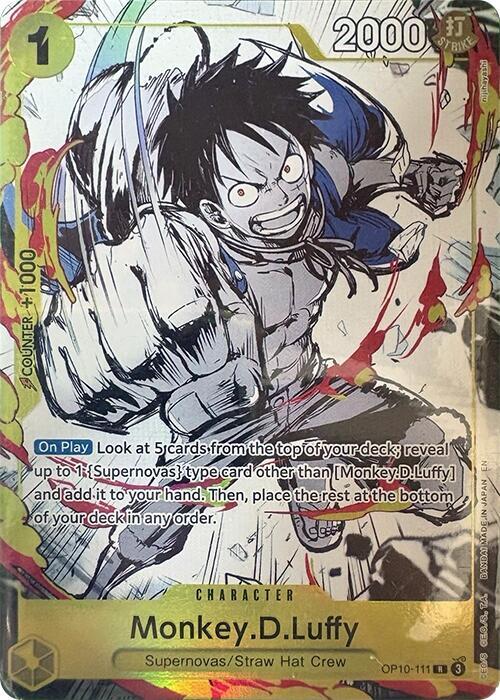 One Piece Card Game Monkey.D.Luffy OP10 Premium 6 assort vol.1 OP10-111