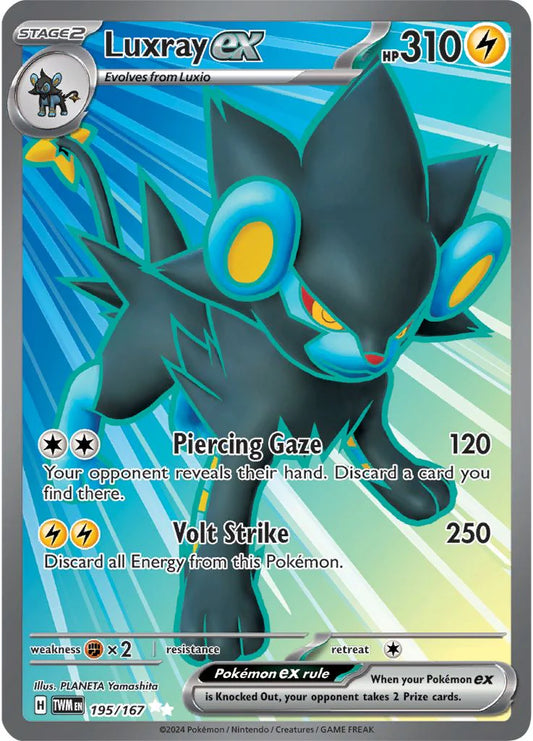 Pokemon TCG Luxray EX 195/167 Twilight Masquerade