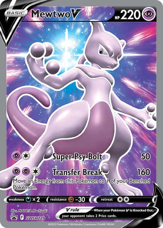 Pokemon TCG Mewtwo V SWSH229 Promo