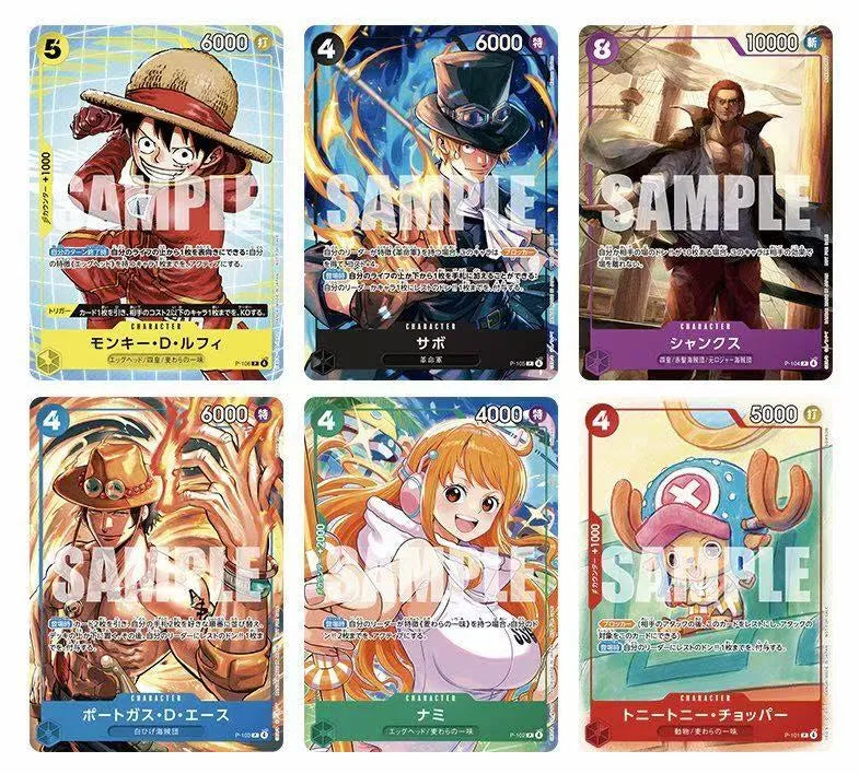 One Piece Card Game McDonald Promotion Card Set 2025 Promo