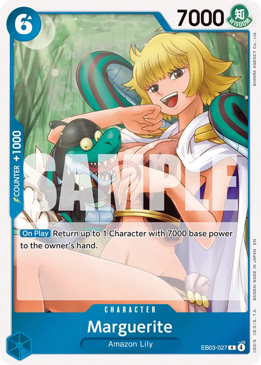 One Piece Card Game Marguerite EB03 Extra Booster One Piece Heroines Edition EB03-027