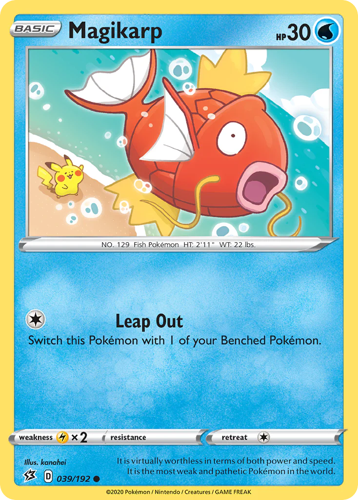 Pokemon TCG Magikarp 039/192 Rebel Clash