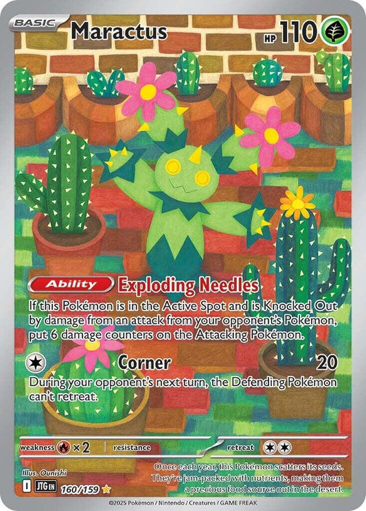 Pokemon TCG Maractus 160/159 Journey Together