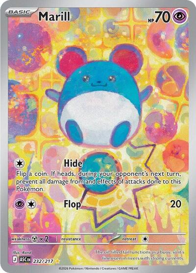 Pokemon TCG Marill 232/217 Ascended Heroes
