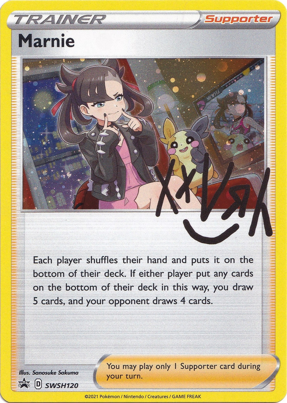 Pokemon TCG Marnie Promo SWSH120