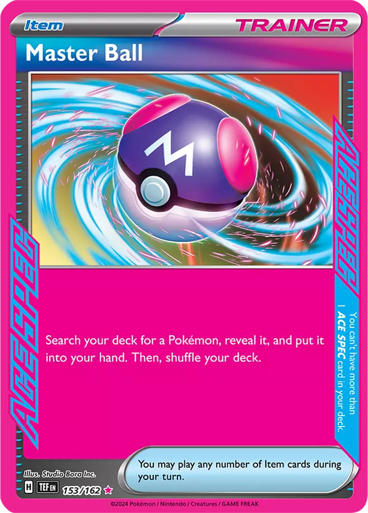 Pokemon TCG Master Ball 153/162 Temporal Forces