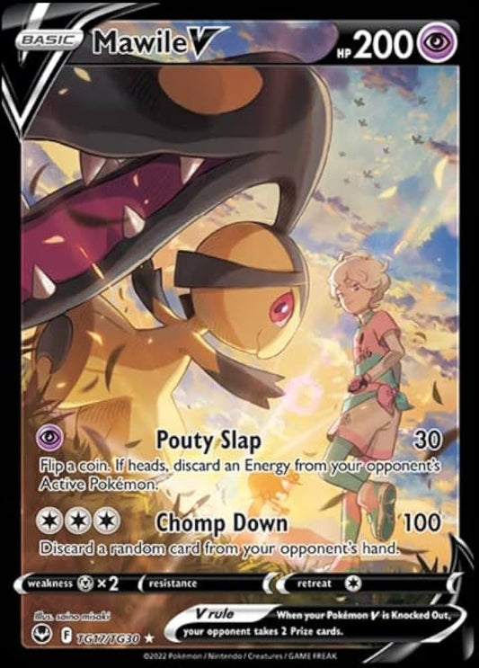 Pokemon TCG Mawile V TG17/TG30 Silver Tempest