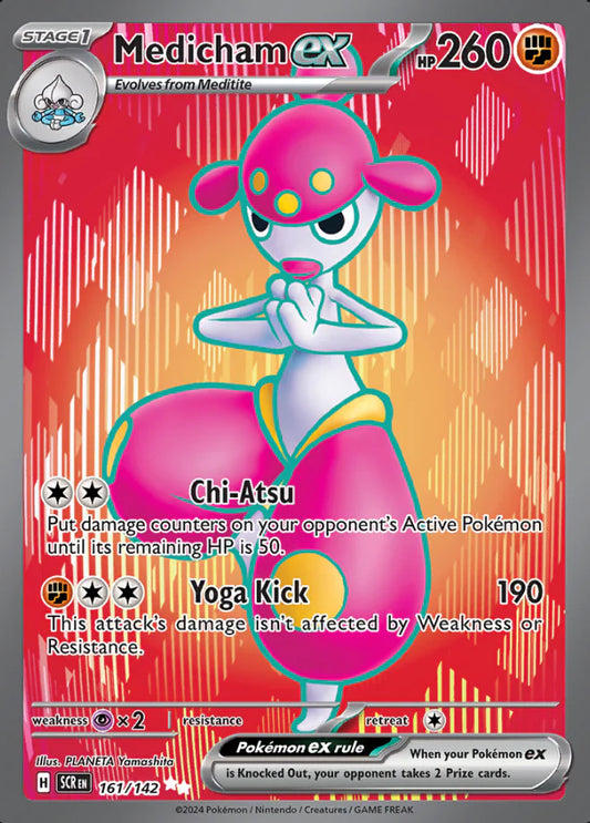 Pokemon TCG Medicham EX 161/142 Stellar Crown