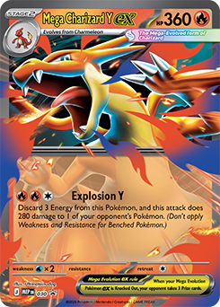 Pokemon TCG Mega Charizard Y EX  MEP029 Promo