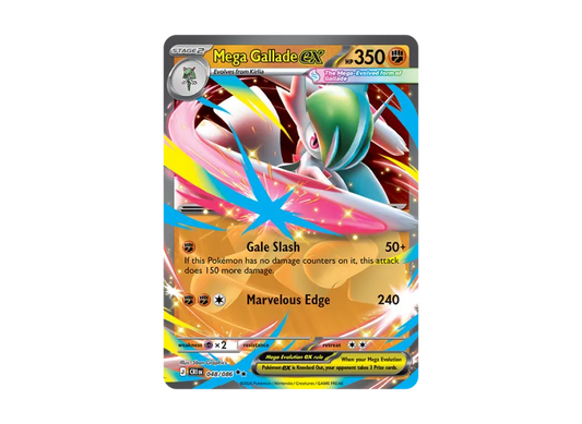 Pokemon TCG Mega Gallade EX 048/086 Chaos Rising