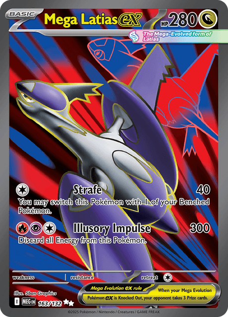 Pokemon TCG Mega Latias EX 163/132 Mega Evolutions