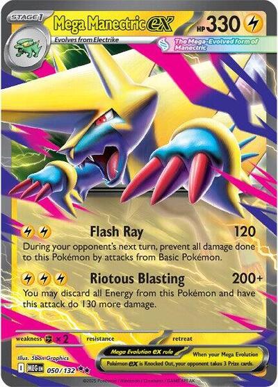 Pokemon TCG Mega Manectric EX 050/132 Mega Evolution