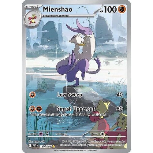 Pokemon TCG Mienshao 134/086 White Flare