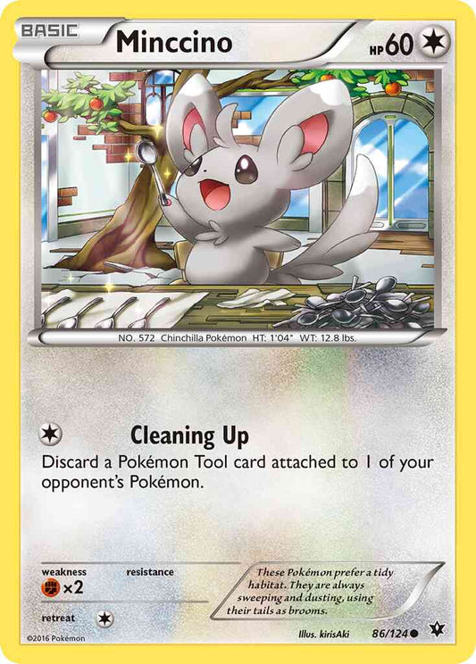 Pokemon TCG Minccino 86/124 Fates Collide
