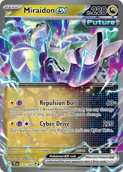 Pokemon TCG Miraidon EX 122/162 Temporal Forces