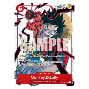One Piece Card Game Monkey.D.Luffy ST01 3rd Anniversary Promo ST01-012