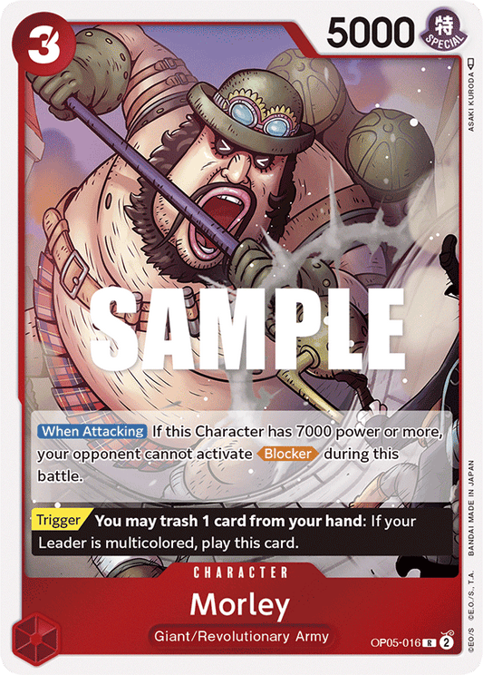 One Piece Card Game Morley OP05 Awakening of The New Era OP05-016