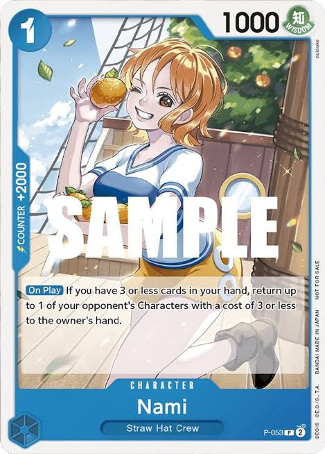 One Piece Card Game Nami Promo P-053