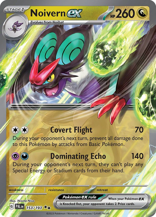 Pokemon TCG Noivern EX 153/193 Paldea Evolved