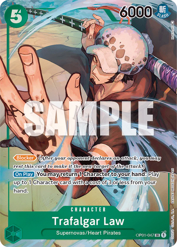 One Piece Card Game Trafalgar Law OP01 Romance Dawn OP01-047