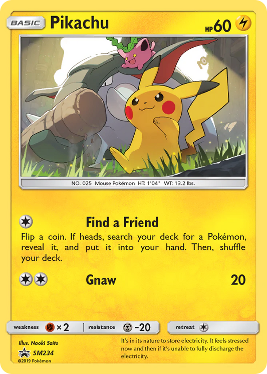 Pokemon TCG Pikachu SM234 Promo
