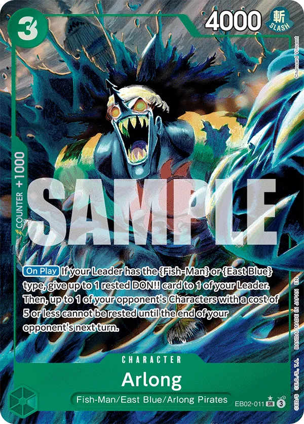 One Piece Card Game Arlong EB02 Anime 25th Collection EB02-011